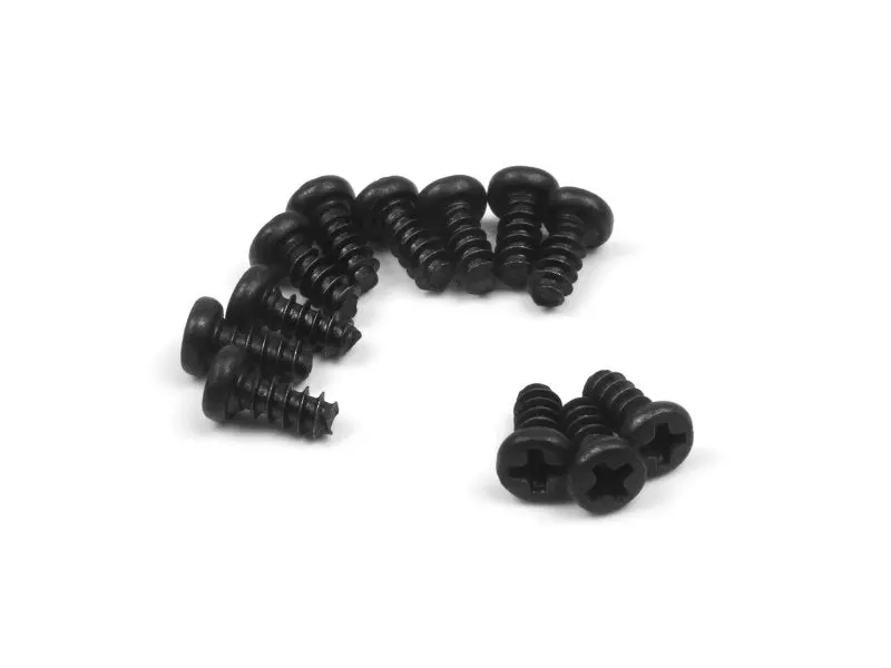 Blackzon - Pan Head Self Tapping Screws Pbho2.6X6mm (12Pcs) 1
