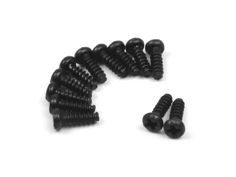 Blackzon - Pan Head Self Tapping Screws Pbho2.6X8mm (12Pcs) 1