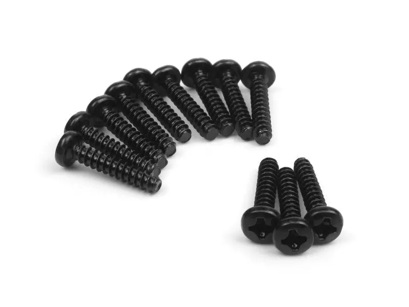 Blackzon - Pan Head Self Tapping Screws Pbho3x15mm (12Pcs) 1