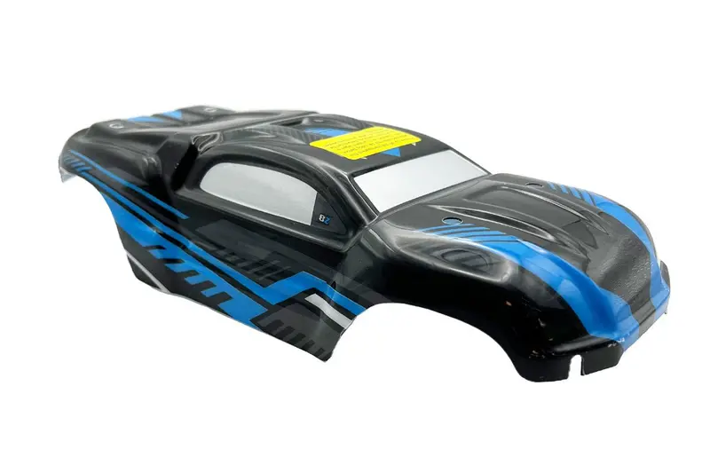 Blackzon - Slyder St Body, Black With Blue Trim 1