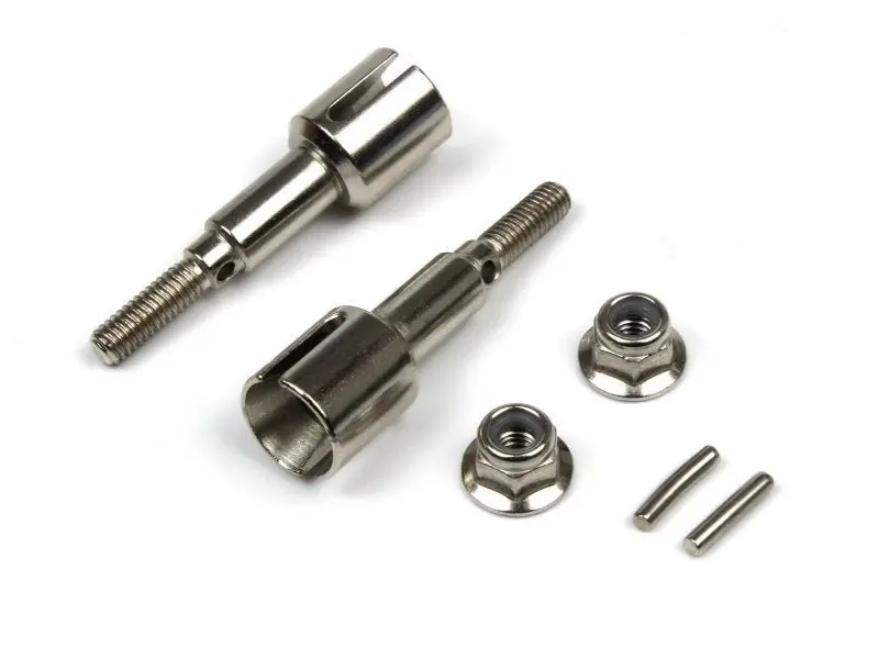 Blackzon - Smyter Mt Turbo Rear Wheel Axles (Steel/2Pcs) 1