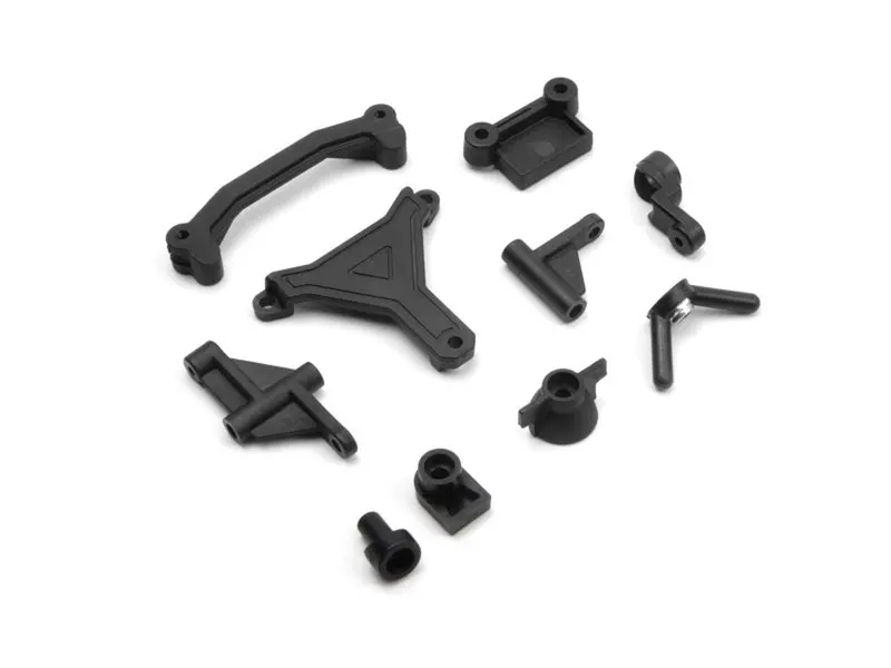 Blackzon - Steering Posts, Ackerman & Servo Plate For Vyper 1