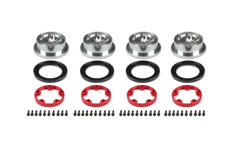 Carisma - 1.9" Alloy Beadlock Wheel Set (4): Sca-1E 1