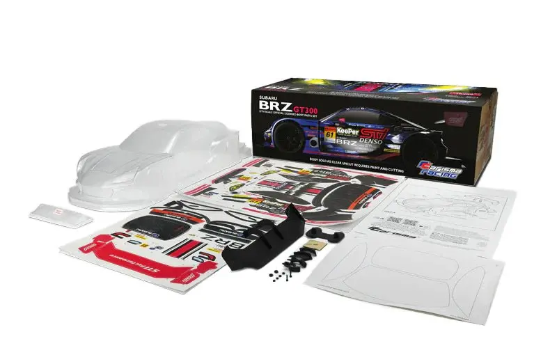 Carisma - 2021 Subaru Brz Gt300 190Mm Hi-Def Clear Body With Decal Pack 1