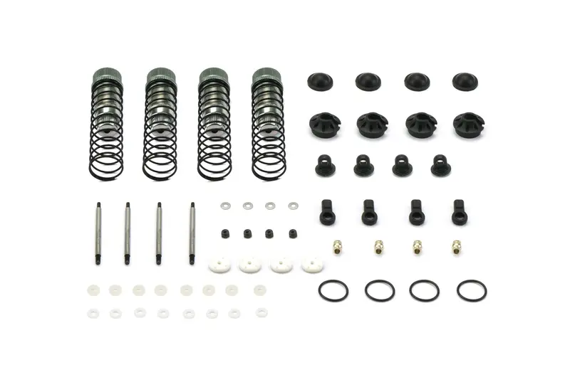 Carisma - Aluminum Adjustable Shock Set, Assembled: Sca-1E 1
