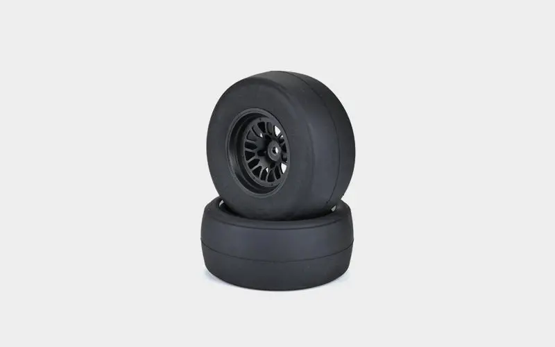 Carisma - Eliminators Pre-Mounted Belted Drag Racing Ss Compound Slick Rear Tires (1 Pr) 1