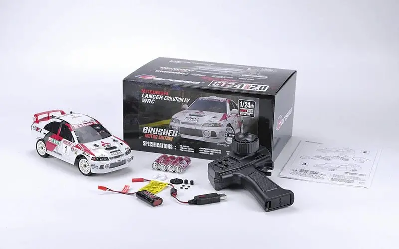 Carisma - Gt24 2.0 Mitsubishi Lancer Evo 4 Wrc, Brushed Motor Edition 1