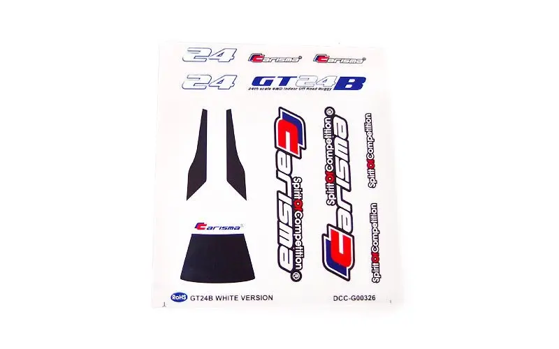 Carisma - Gt24b Buggy Sticker Sheet 1
