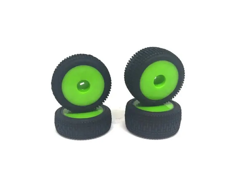 Carisma - Gt24b Meeni Pins Rally Tires Set Mounted 1