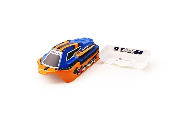 Carisma - Gt24b Painted And Decorated Buggy Body: Orange / Blue 1