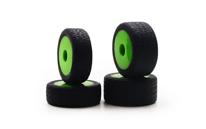 Carisma - Gt24b Tires, Mounted (4): Green Wheels 1