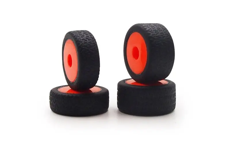 Carisma - Gt24b Tires, Mounted (4): Orange Wheels 1