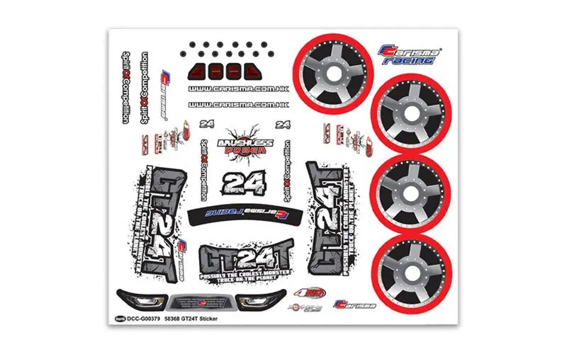 Carisma - Gt24mt Sticker Sheet 1