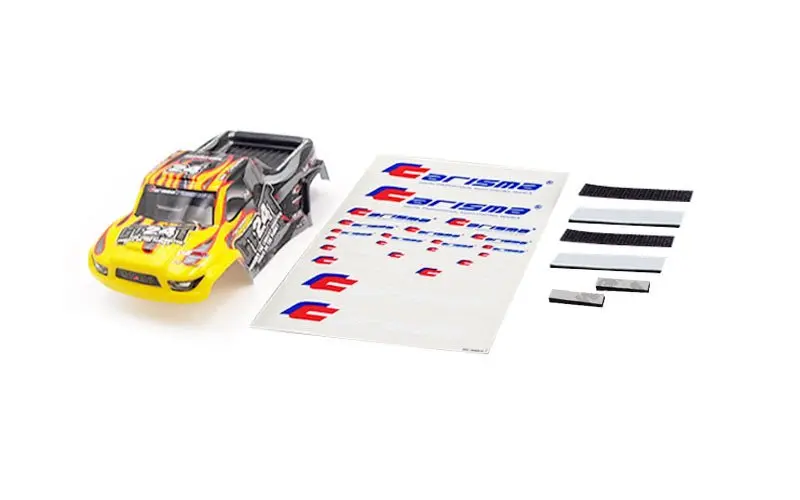 Carisma - Gt24mt Truck Body Painted And Decorated ( Yellow / Black) 1