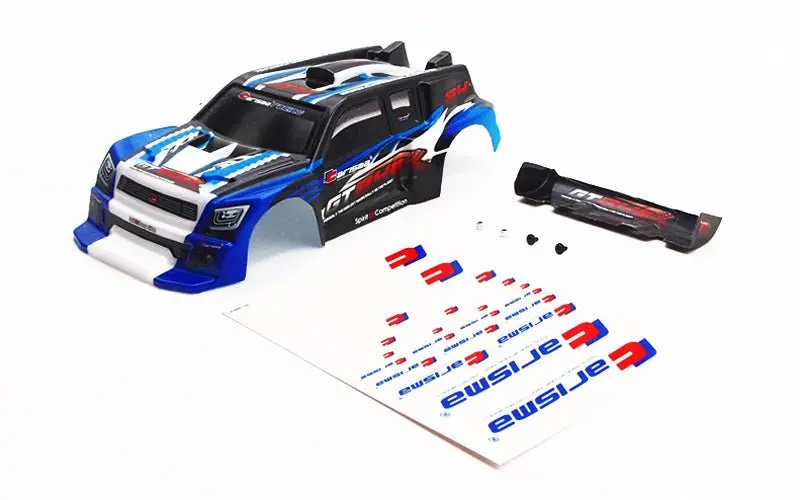 Carisma - Gt24r Painted And Decorated Rally Body (Blue) 1