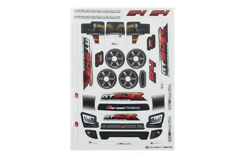 Carisma - Gt24r Sticker Sheet 1