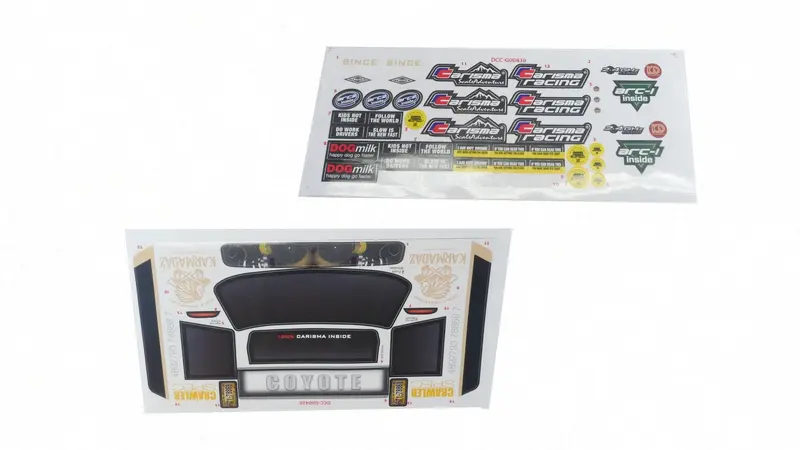 Carisma - Sca-1E Coyote 2.1 Decal Sheet Set 1