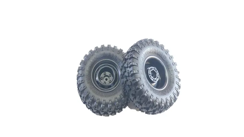 Carisma - Sca-1E Coyote Wheel & Tire Set (2Pcs) 1