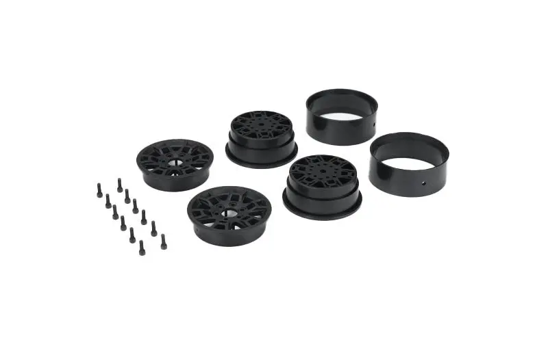Carisma - Sca-1E Toyota Tacoma Trd Pro Beadlock Wheels Only (Pr) 1
