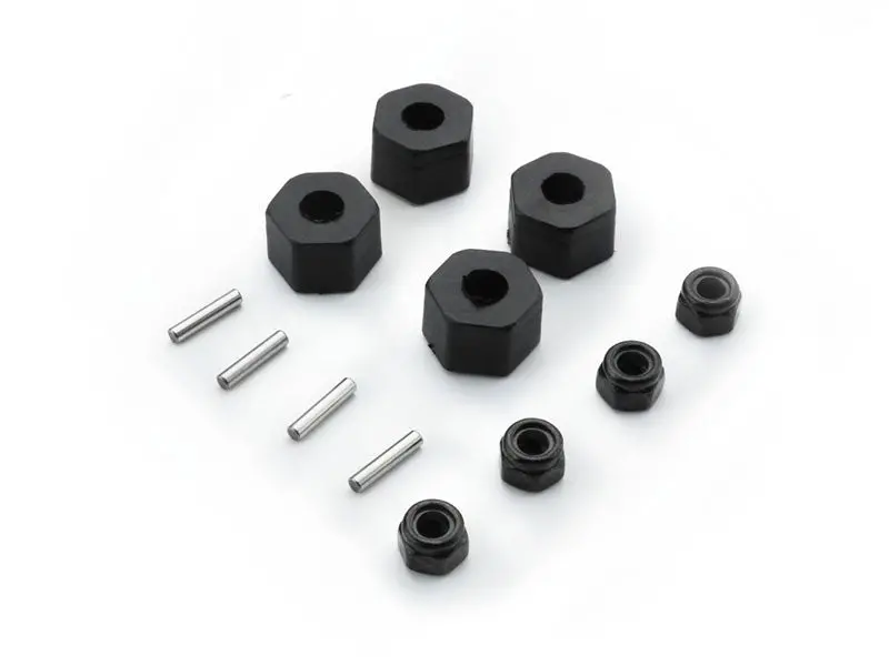 Carisma - Wheel Hex Set (4): Sca-1E 1