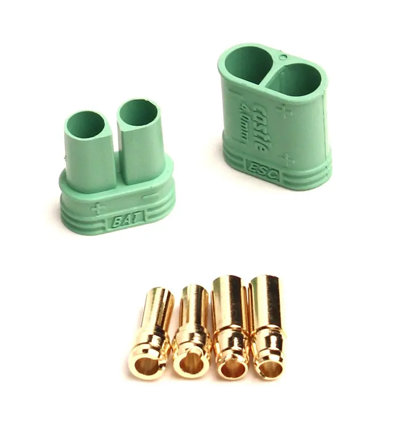 Castle Creations - 4.0Mm Polarized Connectors-Male/Female Single 1