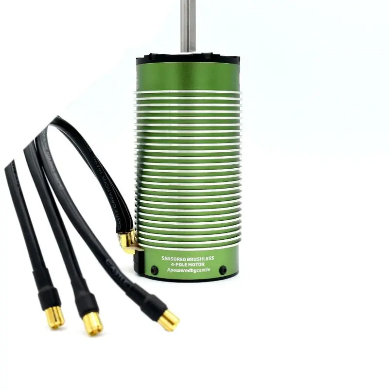 Castle Creations - 4-Pole Sensored Brushless Motor, 2028-800Kv With 10Awg, 6.5Mm Bullets 1