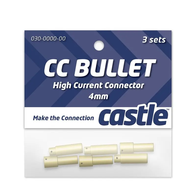 Castle Creations - 4Mm Bullet Connectors 1