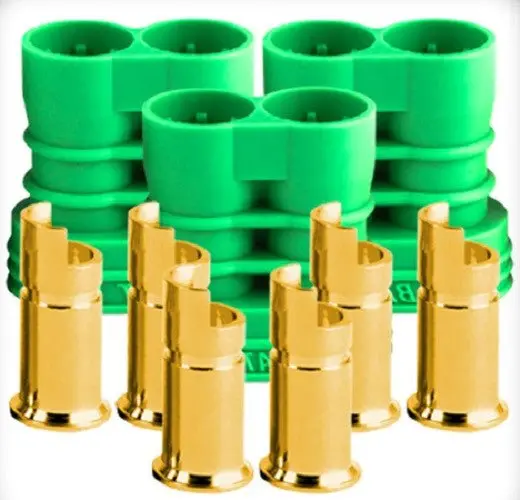 Castle Creations - 6.5 Mm Polarized Connectors Female Multi-Pack 1
