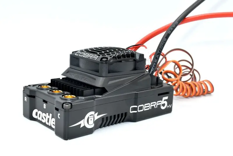 Castle Creations - Cobra 5 Hv, 12S, 50.4V Esc, 20A Peak Bec 1