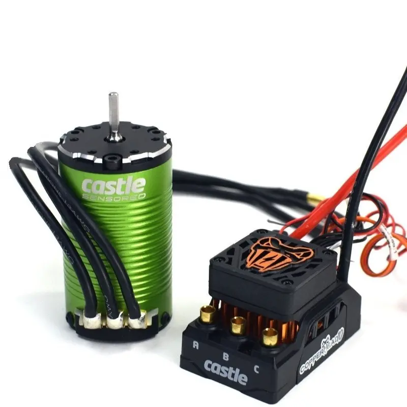 Castle Creations - Copperhead 10 Esc, 1412-2100Kv Sensored 5Mm Motor Combo 1