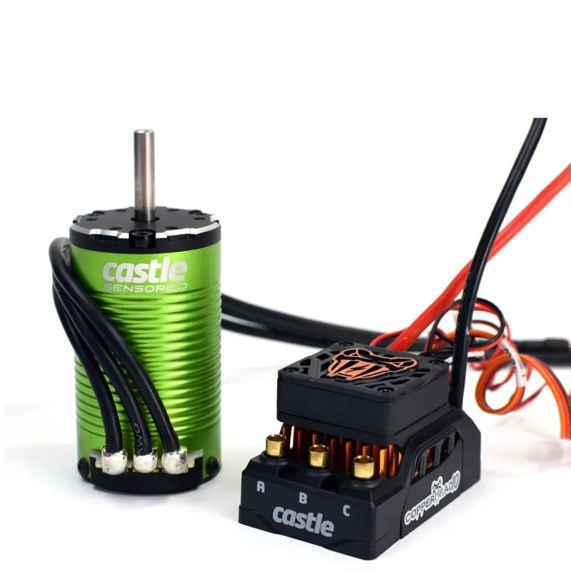 Castle Creations - Copperhead 10 Esc, 1412-3200Kv Sensored 5Mm Motor Combo 1