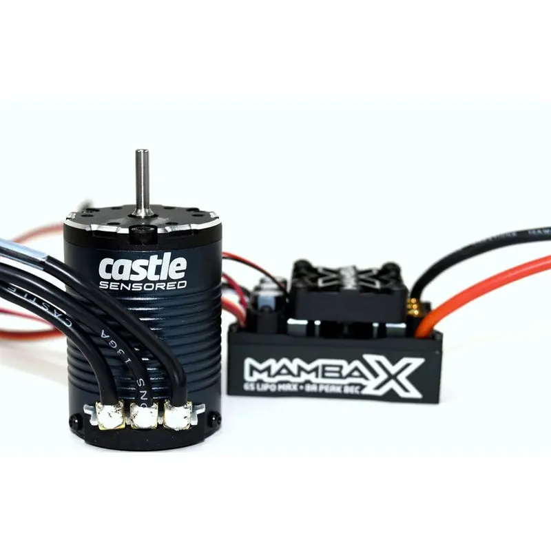 Castle Creations - Mamba X 25.2V Waterproof Esc And 1406-2200Kv Sensored Motor Combo 1