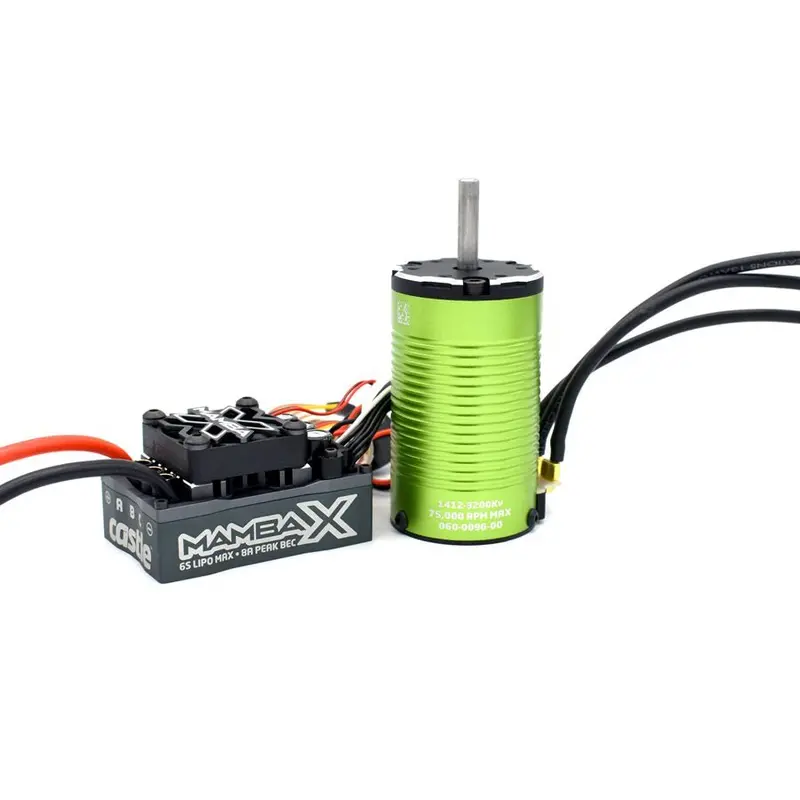 Castle Creations - Mamba X Sct 25.2V Waterproof Esc, 1412-2100Kv 5Mm Sensored Motor Combo 1