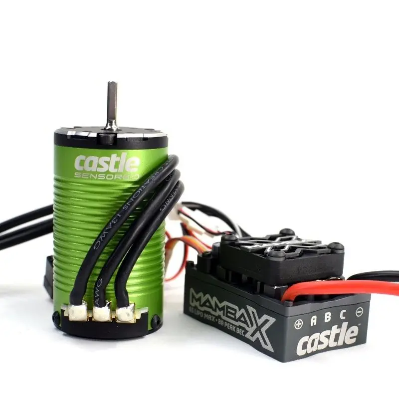 Castle Creations - Mamba X Sct 25.2V Waterproof Esc, 1412-2100Kv Sensored Motor Combo 1