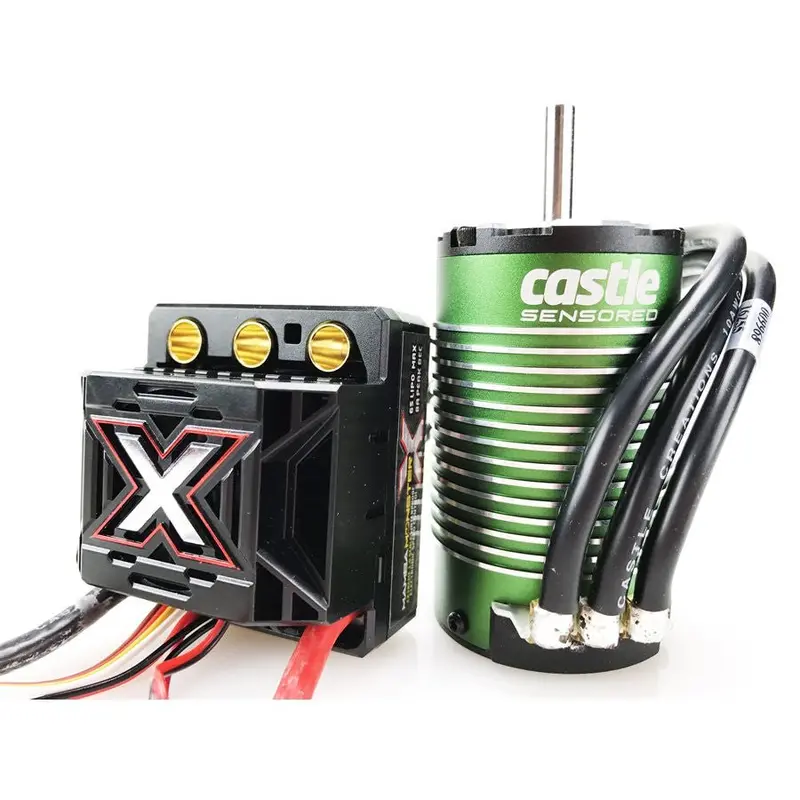 Castle Creations - Monster X 25.2V Esc, 8A Peak Bec W/ 1512-1800 Kv Sensored Motor 1