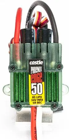 Castle Creations - Phoenix Edge 50 Amp Esc, 8S/ 33.6V, W/ 5 Amp Bec 1