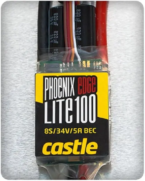 Castle Creations - Phoenix Edge Lite 100 Amp Esc, 8S/33.6V, W/ 5 Amp Bec 1