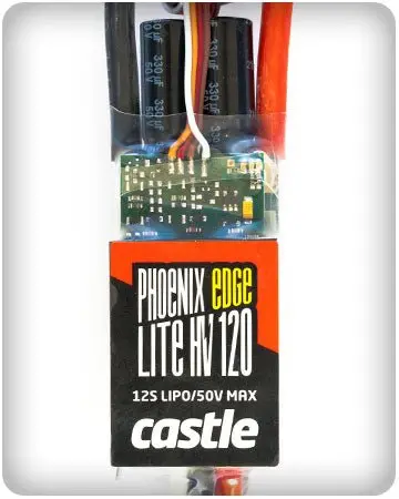Castle Creations - Phoenix Edge Lite High Voltage 120 Amp Esc, 12S/50.4V, W/ No Bec 1