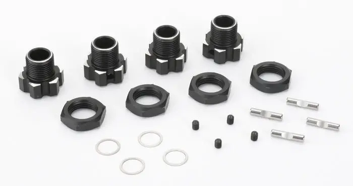 Cen Racing - Aluminum 17Mm Wheel Hex Drive With Nuts And Pins, For Colossus Xt 1
