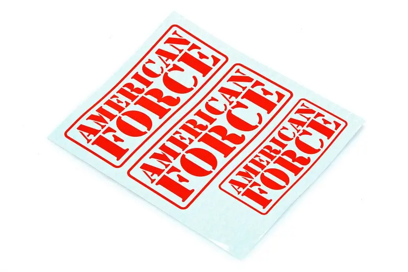 Cen Racing - American Force Decal (Red) 1