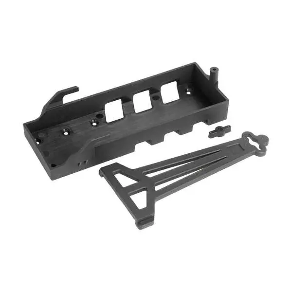 Cen Racing - Battery Tray Set, Holder, Lock, For The Q & Mt Series 1