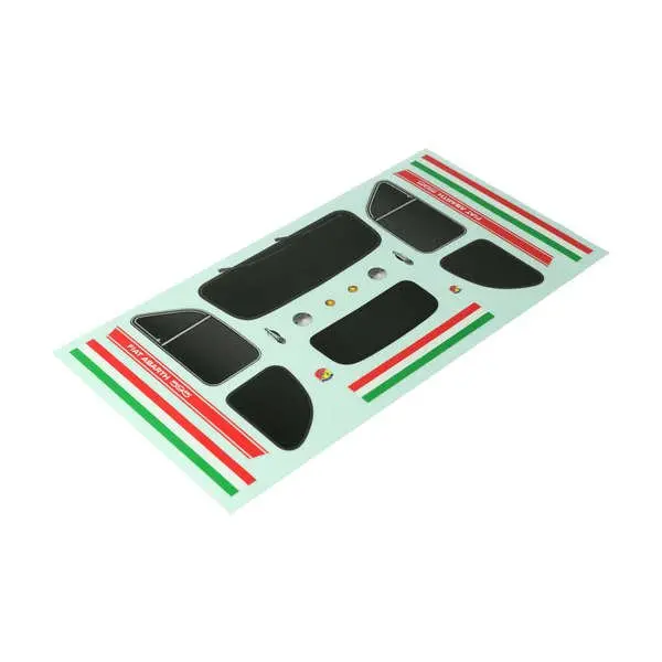 Cen Racing - Fiat Abarth 595 Decal Set, For The Q & Mt Series 1