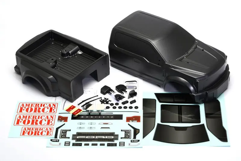 Cen Racing - Ford F-450 Sd Complete Body Set (Grey Titanium) 1
