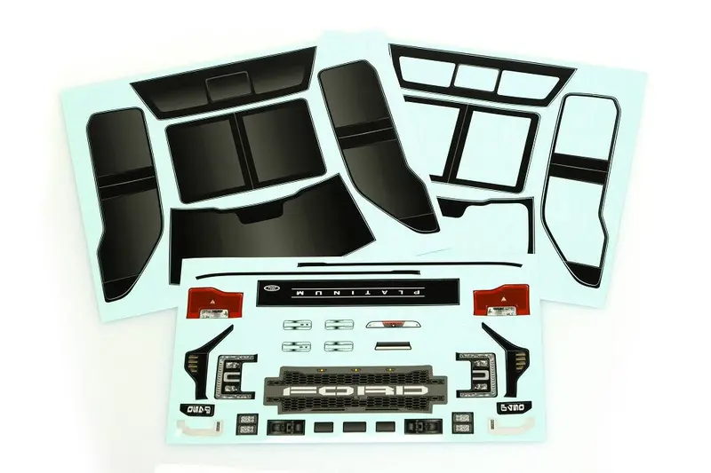 Cen Racing - Ford F450 Decal Sheet 1