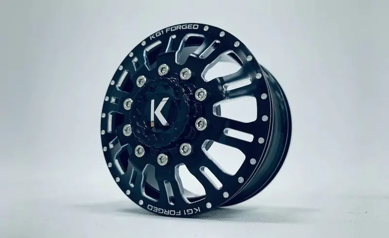 Cen Racing - Kg1 Kd004 Duel Front Dually Wheels (2Pcs) W/ Cap, Decal And Screws 1