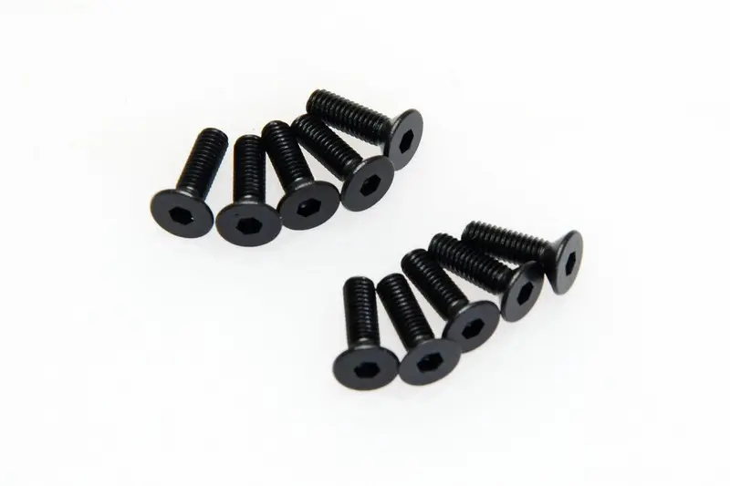 Cen Racing - M3x10 Flat Head Hex Socket Screw (10Pcs) 1