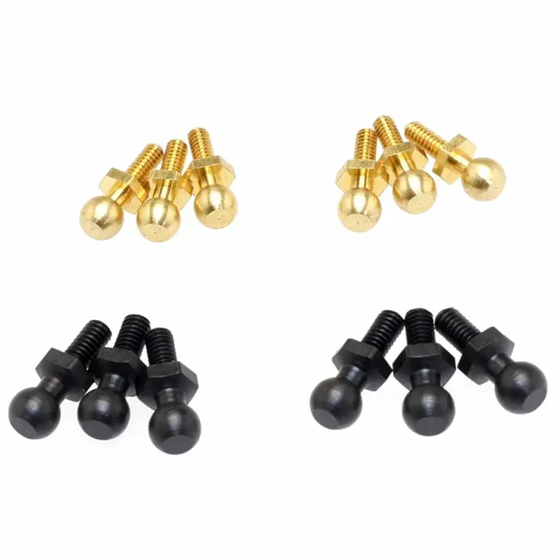 Cen Racing - Pivot Ball 4.3Mm, M2, M2.5, 1/16 Scale Original Parts, 6Pc Ea. 1