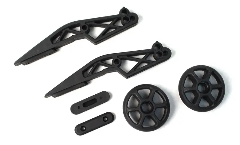 Cen Racing - Reeper Wheelie Bar Plastic Parts (Bracket 2Pcs,Wheel 2Pcs), Colossus Xt 1