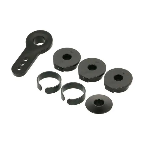 Cen Racing - Servo Saver Set W/ 25,24,23 Tooth Horns, Cap & Spring, For The Q & Mt Series 1