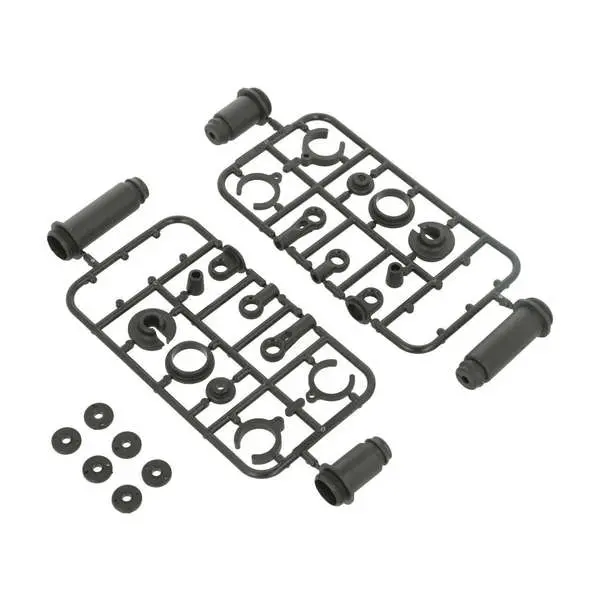 Cen Racing - Shock Plastic Parts For 2 Shocks, For The Q & Mt Series 1